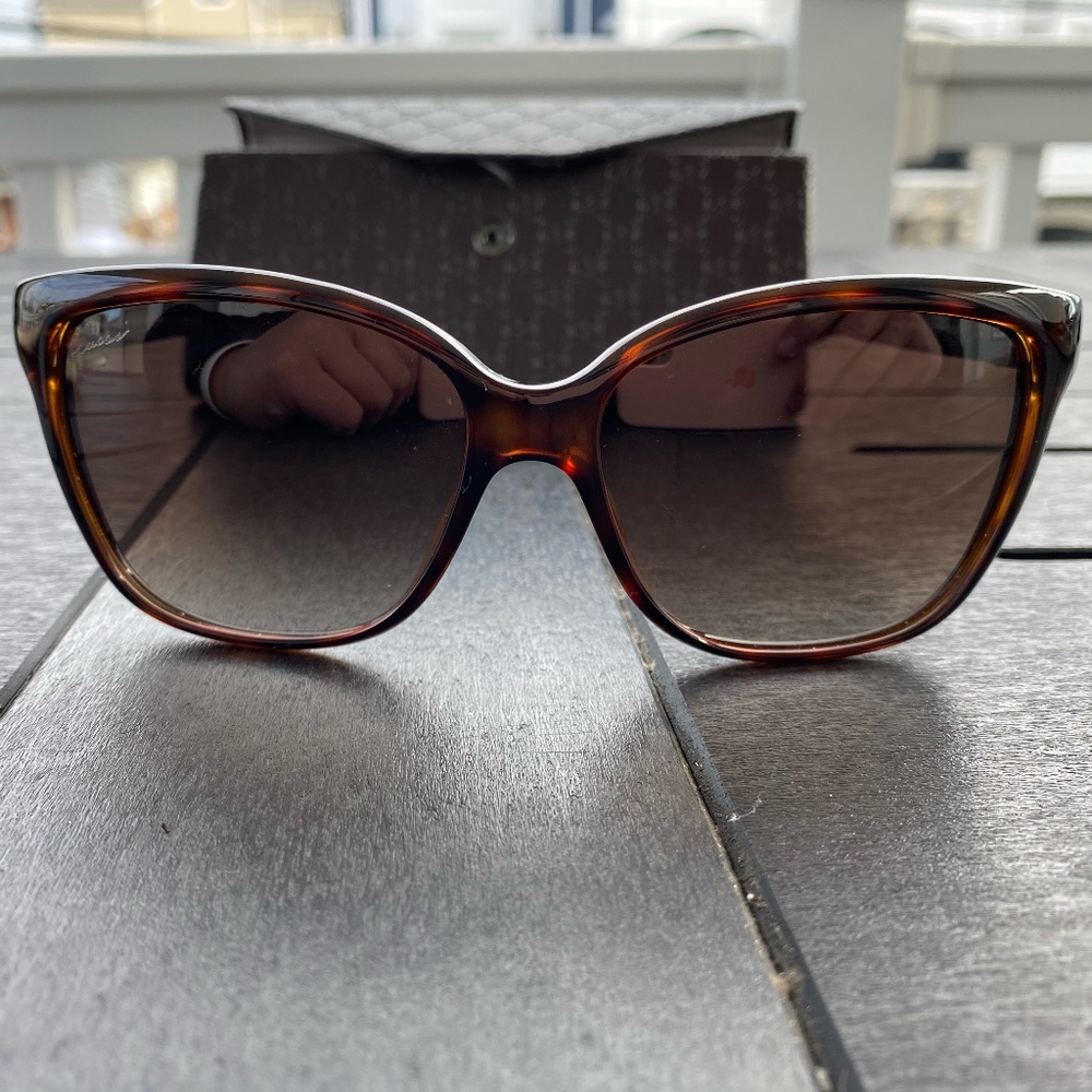 Gucci Brown Gradient Cat-Eye